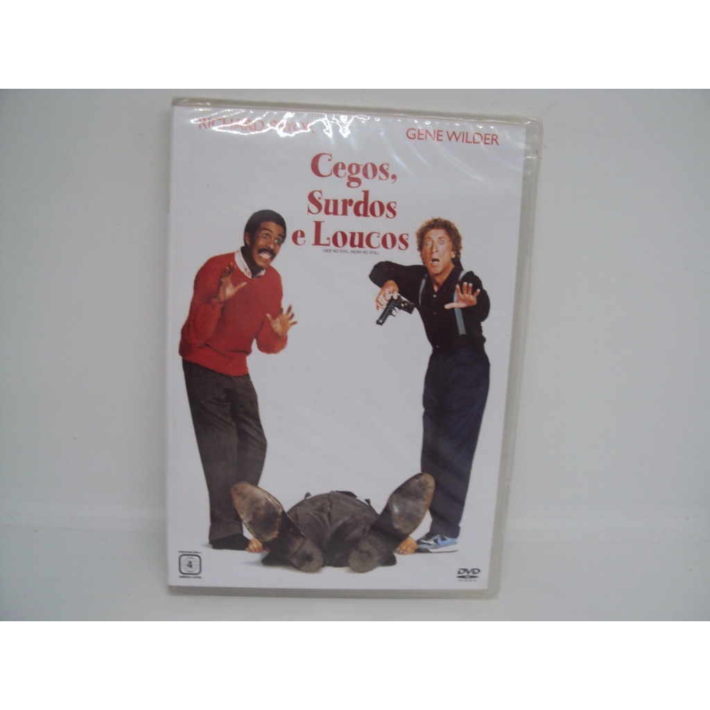 DVD - CEGOS SURDOS E LOUCOS - RICHARD PRYOR - GENE WILDER - LACRADO ...