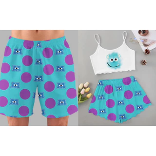 pijama casal ondinha samba canção baby-doll roupa de dormir