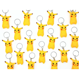 Chaveiro Pikachu 3d Boneco 10un Lembrancinha Aniversário Top Tema Festa