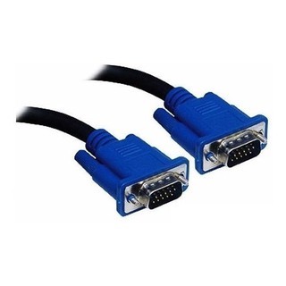 Kit 5 Cabos Vga X Vga P/ Monitor Pc Projetor 1,5 Metros | Shopee Brasil