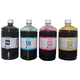 Refil Kit 4 Litros de Tinta Universal, Compatível com Todos os Modelos de Impressoras Epson,