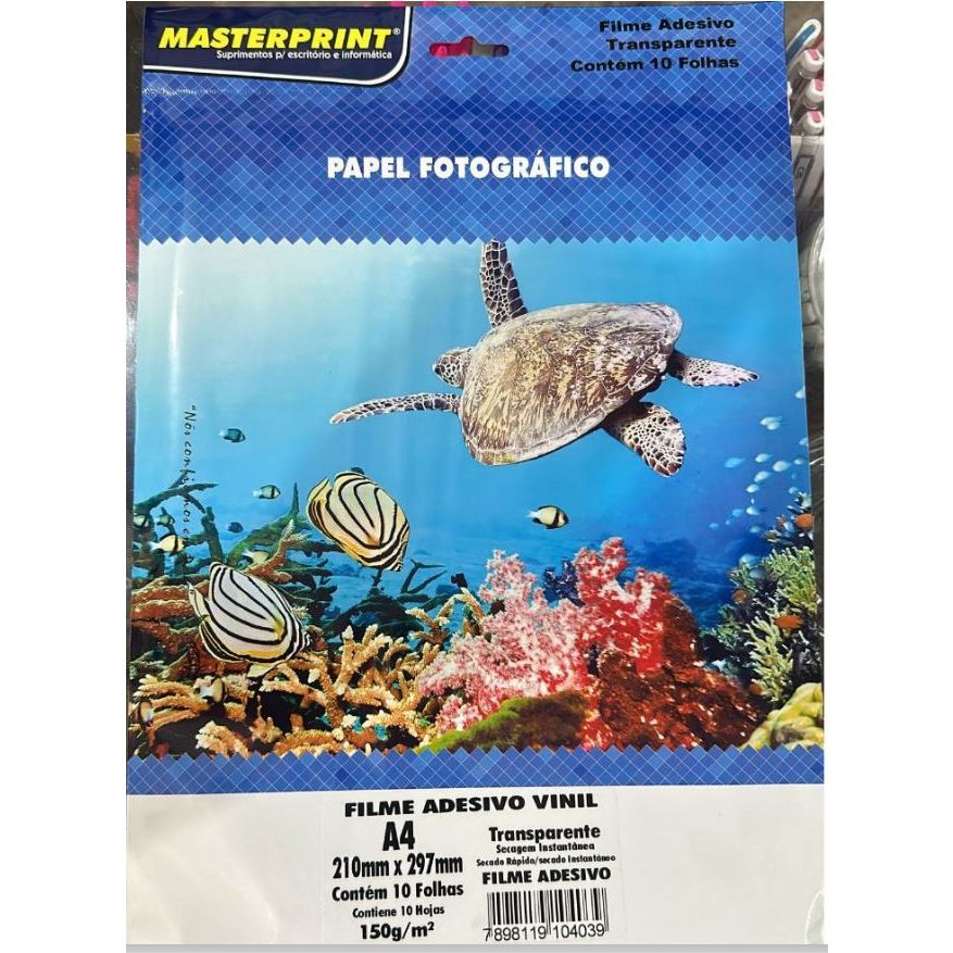 Vinil adesivo transparente 150g - Papel Fotográfico filme adesivo vinil ...