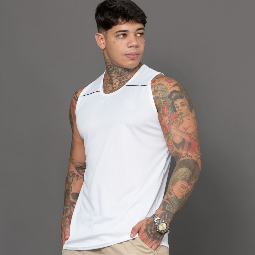 REGATA MASCULINA DRY FIT BARATA