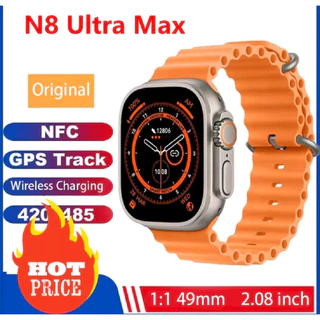 Novo Smartwatch N8 Ultra Max Série 9 49mm Com Tela De 2,08 Polegadas Bluetooth Chamada NFC ECG 1 : 1 Original