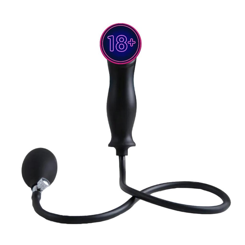 Plug anal de silicone inflável Sex Sexy Shop Silicone LB7024