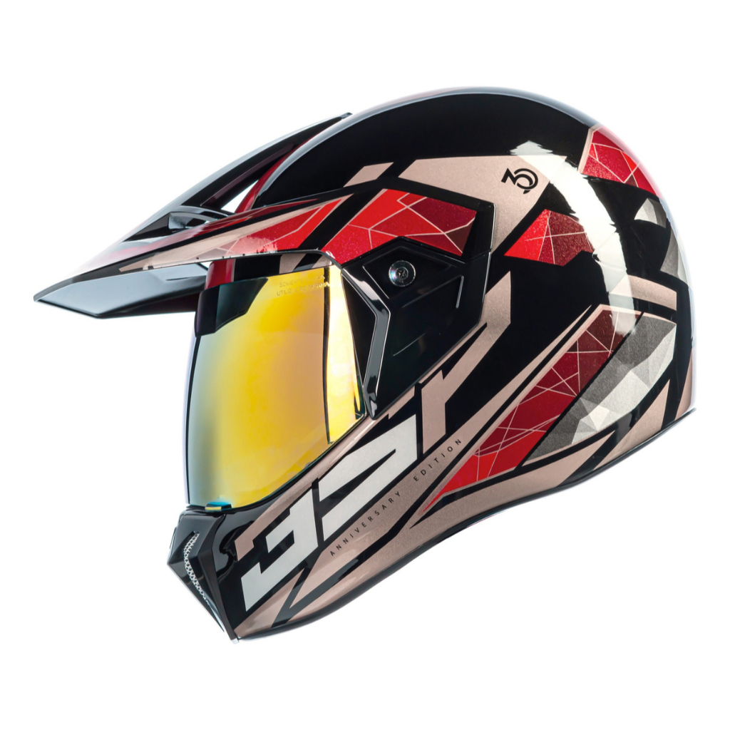 Capacete Moto Esportivo Bieffe 3 sport 30th Cross Trilha Edicao Limitada Comemorativa Aniversario Lancamento Shopee Brasil