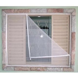 Tela de Proteção Contra Mosquito Para Janela Em Poliéster 150 x 180 CM