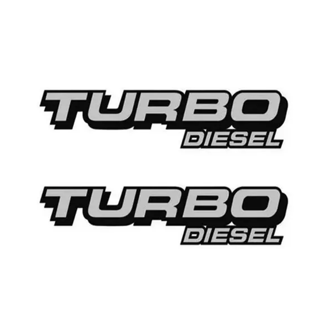 Par De Adesivo Faixa Lateral Caçamba F250 Turbo Diesel