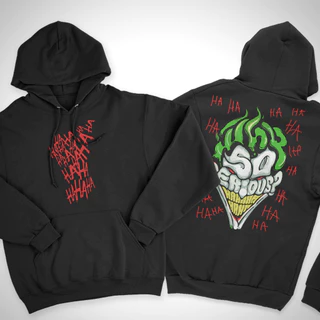 Moletom Canguru Algodão Coringa Joker Why So Serious Casaco StreetWear Unissex Frenezy