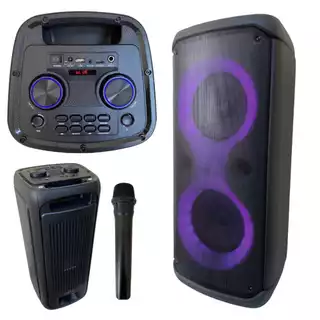 Caixa de Som Gigante Canhão Grande e Forte com Grave + 600W 2x15 rms