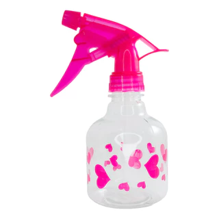 kit 10 unidades Borrifador Pulverizador Gatilho Spray Plástico Coração 250ml atacado