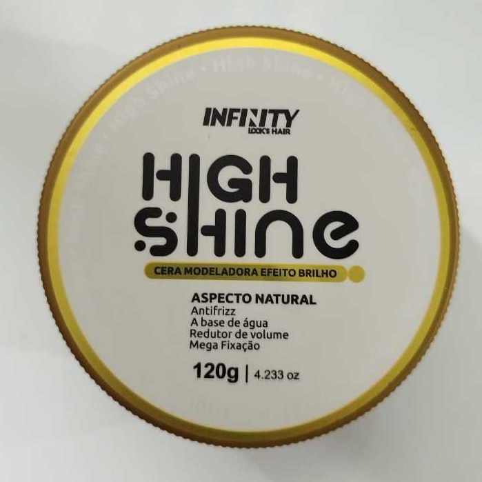 Infinity Looks Hair Cera Modeladora Efeito Brilho High Shine 120g ...