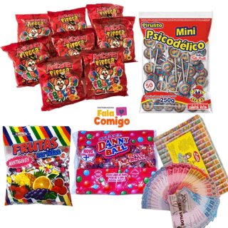 KIT 5 Produtos Sacolinha Surpresa Lembrancinhas Aniversário