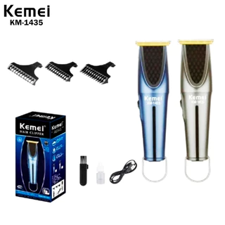 Máquina Barbeador Kemei-1435 Bivolt Sem fio 110v 200v Portátil Corte Aparador de pelos Kemei Km1435