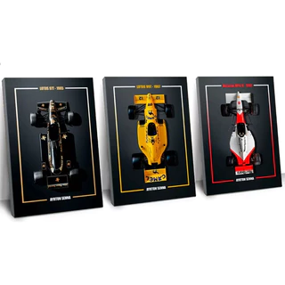Quadros decorativos ferrari formula 1 carros lendários 3 peças sala quarto cozinha e escritório decoração