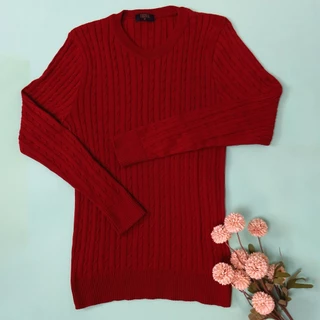 Blusa Suéter Tricot Tricô Feminino Manga Longa Trancinha Gola Redonda