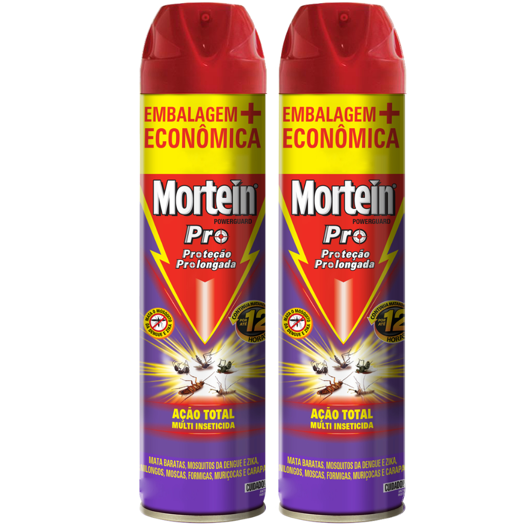 2 Mortein Ação Total Inseticida Spray Eficaz Contra Mosquito Da Dengue ...