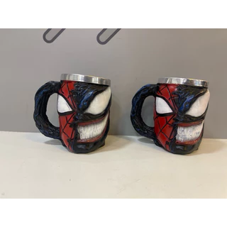 Caneca 3d Homem Aranha X Venom Colecionável Spider Venom