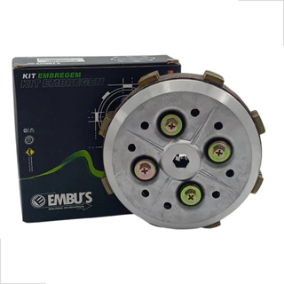 KIT DE EMBREAGEM COMPLETA YBR 125 / XTZ 125 2002-2008 / FACTOR 125 2009-2017 1º LINHA
