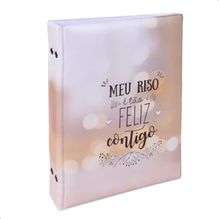 Álbum Fotográfico 15x21 para 100 Fotos MEU RISO Feliz Bokeh Adulto em Oferta na Shopee