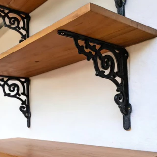 Mão Francesa De Ferro Suporte Para Prateleira Cantoneira De Ferro Resistente Suporte Decorativo Unidade