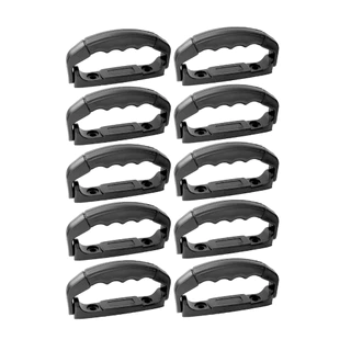 KIT 10 Alça Para Maleta Case Caixa Pasta Artesanato Alça Plástica Cores 11 cm x 5 cm