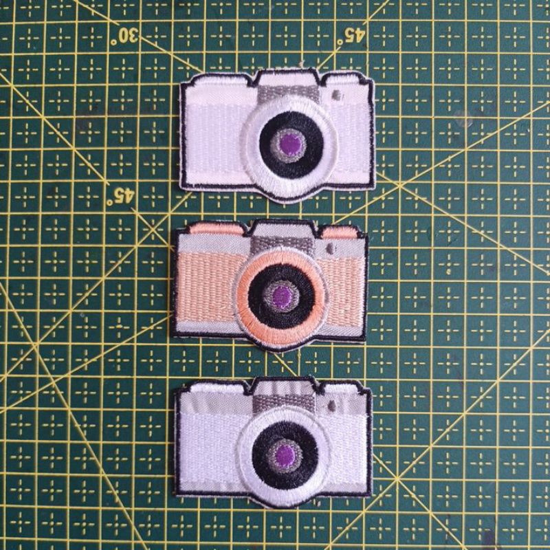 Patch bordado termocolante camera fotografica | Shopee Brasil