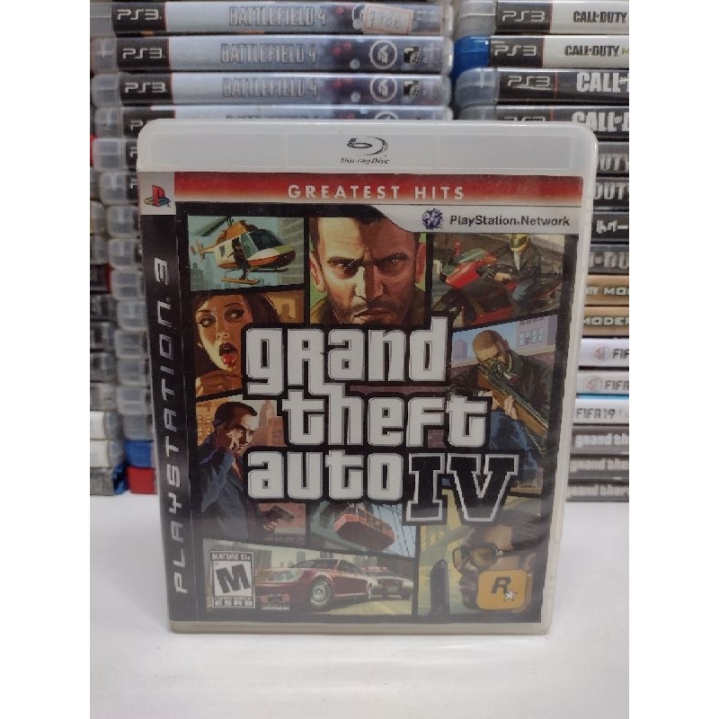 GTA 4 PS3 mídia física