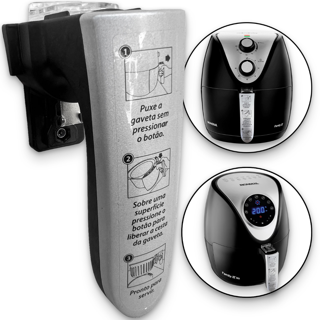 Cabo Puxador Alça Air Fryer Mondial AF-29 AF-30 AF-31 Original