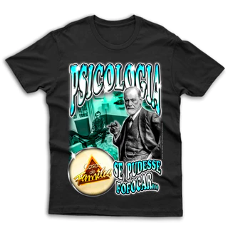Camiseta camisa meme psicologia se pudesse fofocar