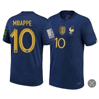 Camisa Camiseta do Time da França Azul 24/24