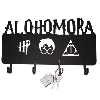 Porta-chaves em MDF 3mm Organização e Decoração com Estilo - Presente Personalizado e Design Exclusivo Suporte Harry Potter