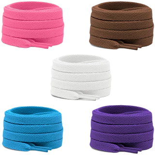5 Pares Cadarço chato Ténis 120cm Confira as Cores Monte seu Kit Leia a Descrição