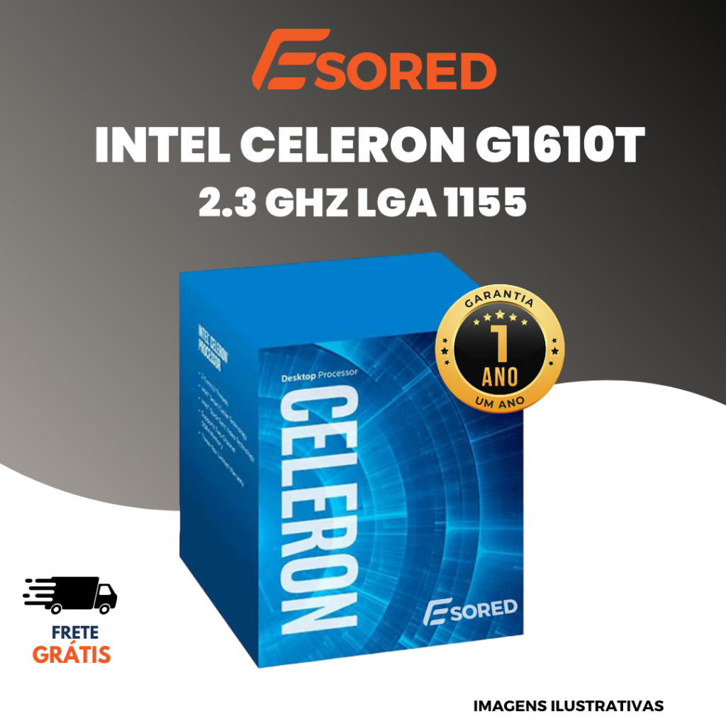 Processador Intel Celeron G1610T 2.3 Ghz LGA 1155 - Selecione Com Ou ...