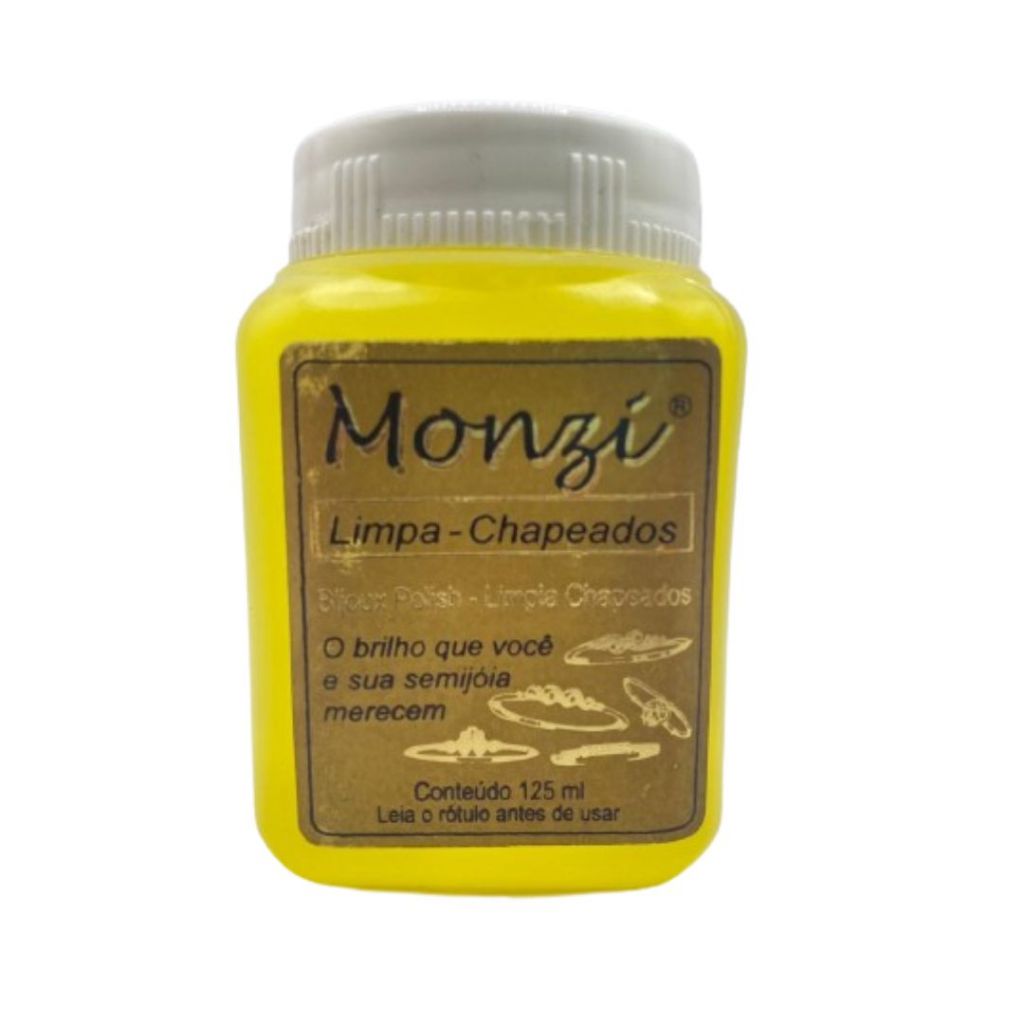 1 unidade monzi limpa folheado chapeado original frasco 125ml | Shopee ...