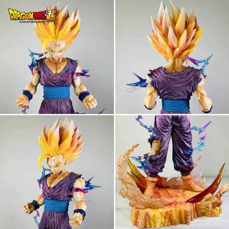 Gohan Super Sayajin Action Figure Dragon Ball Z 27Cm Com Base | Shopee ...