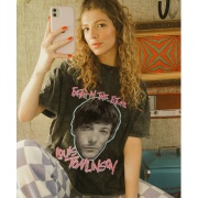 Camisa Louis Tomlinson One Direction Camiseta Faith in the Future Music Tour Exclusiva Premium