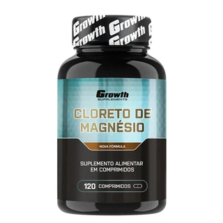 Cloreto De Magnésio (120 Comp) - Growth Supplements