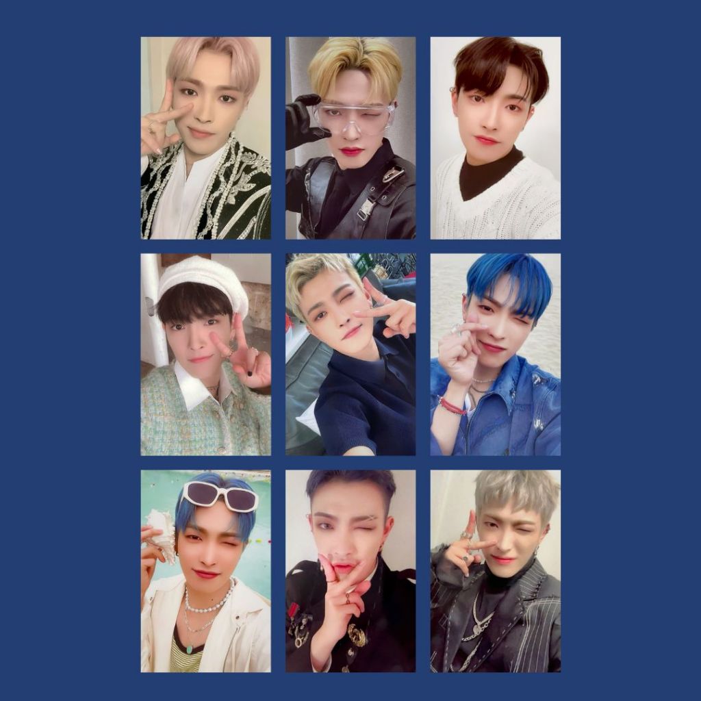 Photocards Ateez Hongjoong Set FANMADE - Kit com 9 | Shopee Brasil