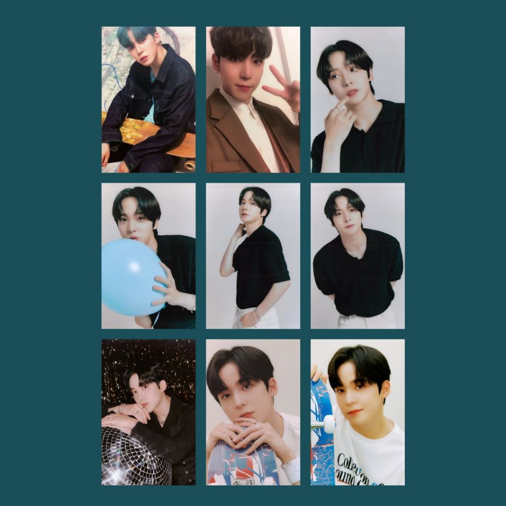 Photocards Ateez Yunho Set FANMADE - Kit com 9 | Shopee Brasil