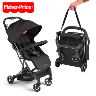 Carrinho Passeio Compacto Oppa Fisher Price 0 A 15kg Preto - Fisher-Price
