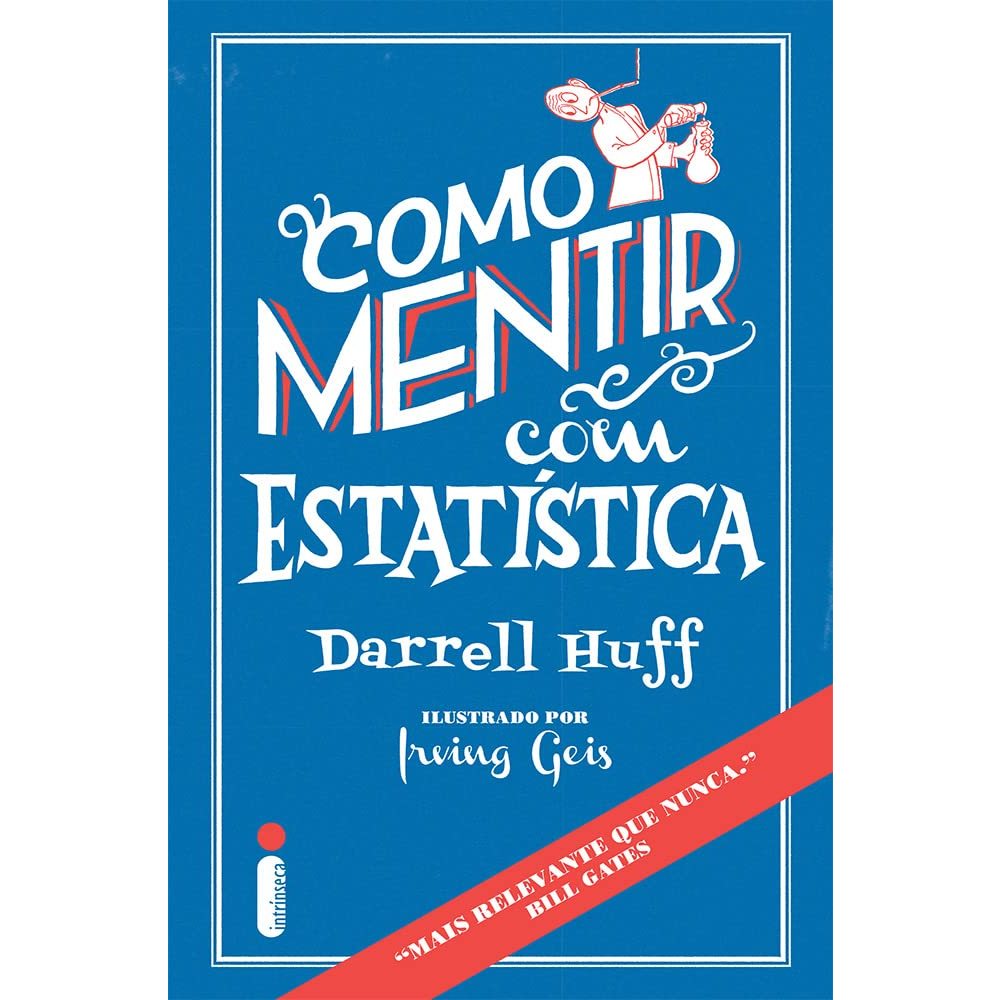 livro - Como mentir com estatística Capa comum