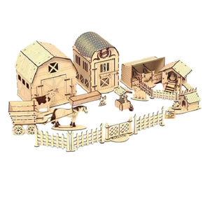 Vila da Fazendinha em Mdf Decoração,Festas