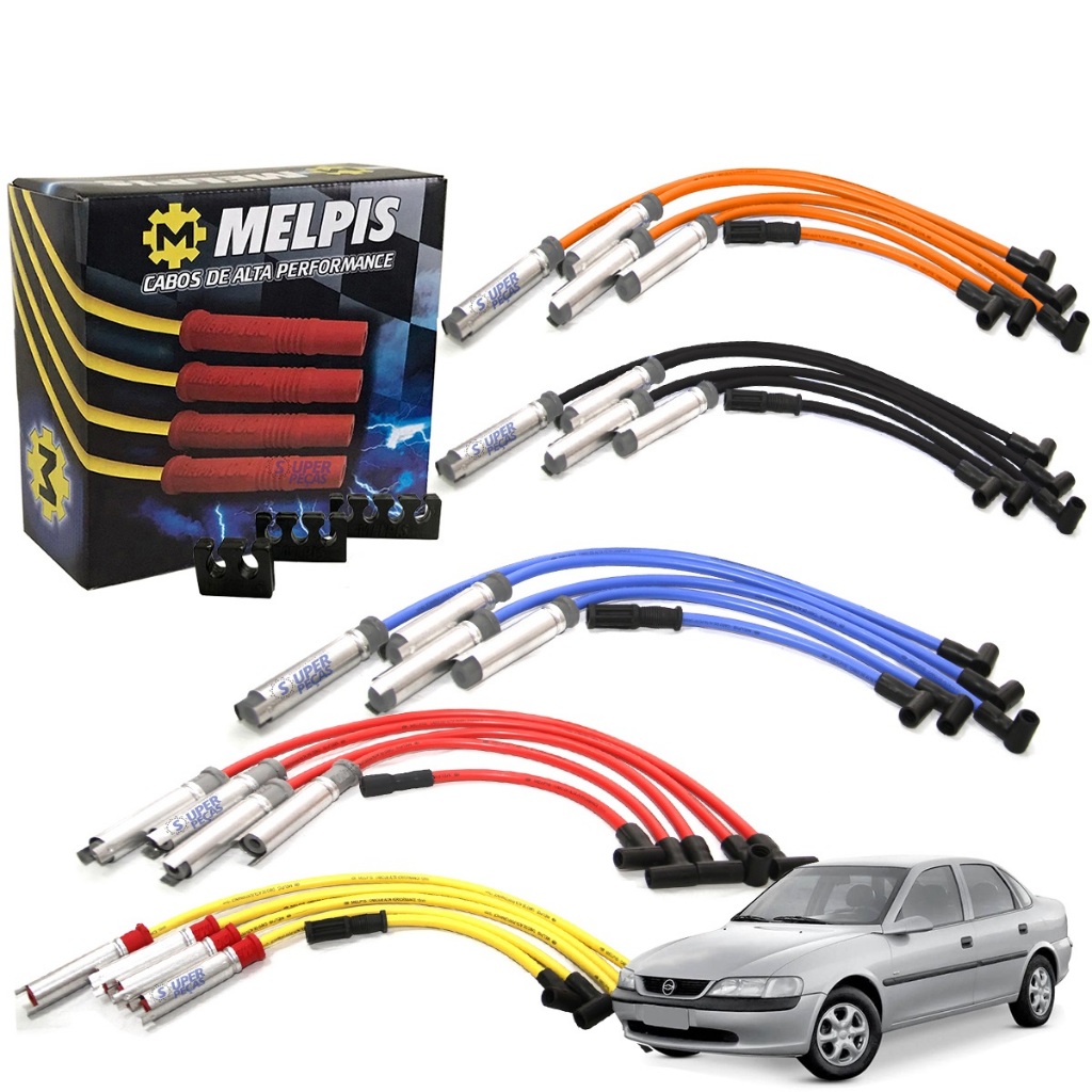 Cabo De Vela 10mm Esportivo Vectra Gls 2.0 8v Mpfi 93 94 95 5 cabos ...