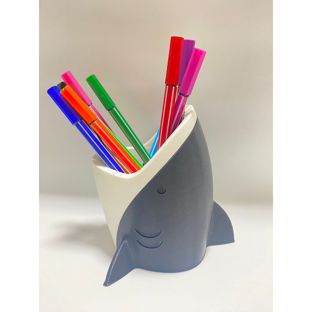 Porta Lápis | Caneta formato de Tubarão 12cm