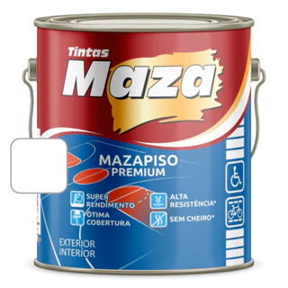 Tinta Para Piso Premium Branco Maza 3,6 Litros