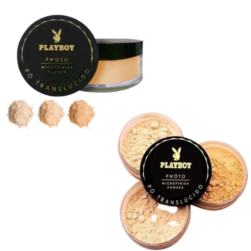 PÓ PLAYBOY FACIAL TRANSLÚCIDO PELE PERFEITA DE PORCELANA ACABAMENTO  PROFISSIONAL MATE TCHAU OLEOSIDADE TOQUE DE SEDA O MELHOR DO MERCADO  QUERIDINHO DAS BLOGUEIRAS E FAMOSAS | Shopee Brasil