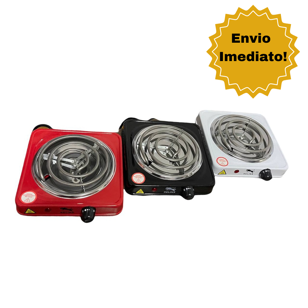 Fogareiro Elétrico 1000 Watts Fogão Cooktop 1 Boca Qualquer Panela