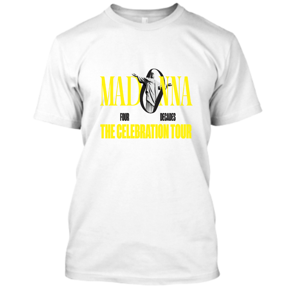 Camiseta Madonna The Celebration Tour 2024 / Rio (100% Algodão