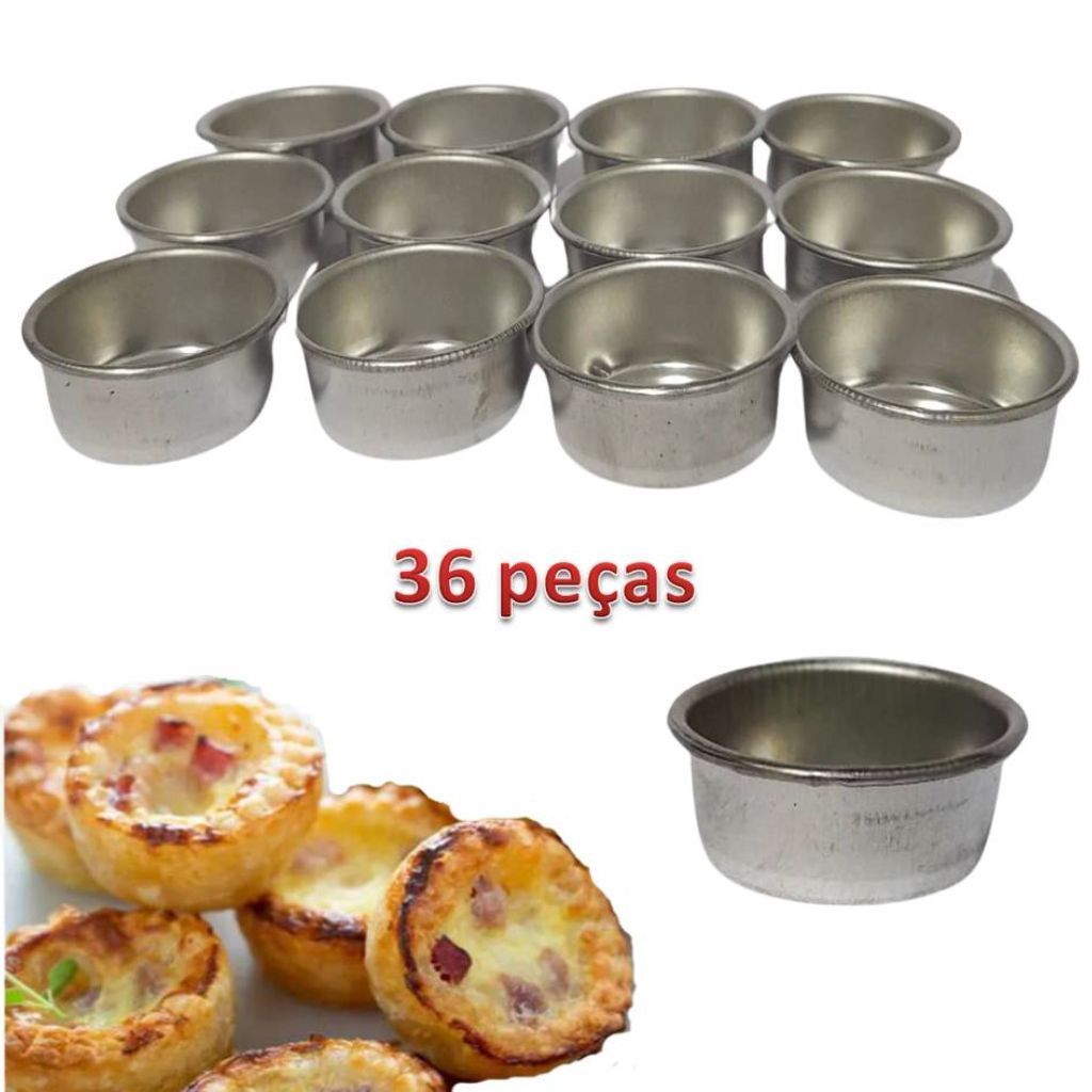 FORMA MINI QUICHE – EM FLANDRES – 36 PEÇAS